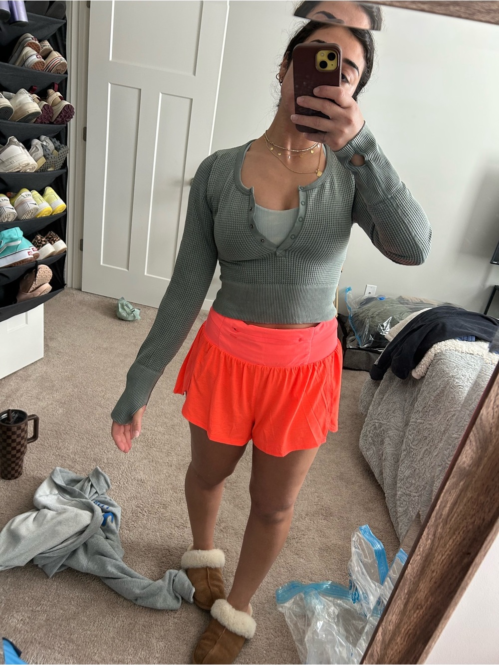Aerie long sleeve crop top
